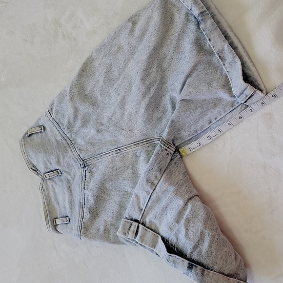 📻 VINTAGE SUPER HIGHWAISTED 80S MOM JORTS SHORTS DENIM RIBCAGE NO POCKET SUMMER - Picture 7 of 7